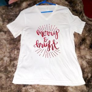 Merry & Bright XMAS Tee